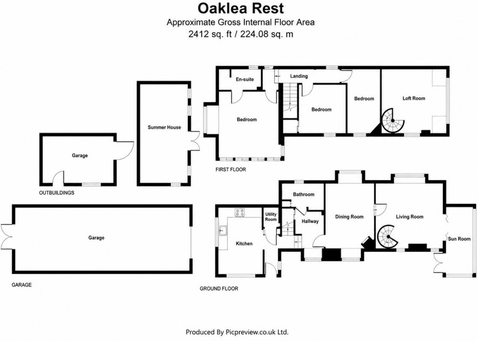 Floorplan for Silverhill Avenue, St. Leonards-On-Sea