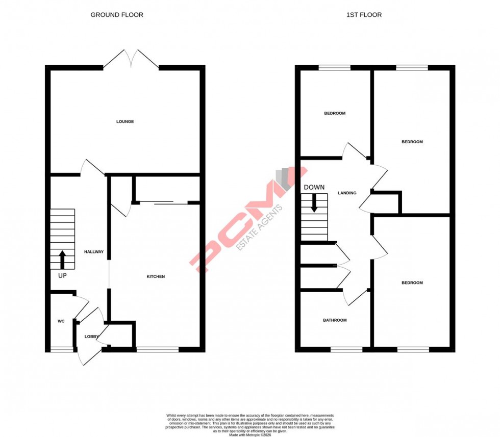 Floorplan for Howlett Close, St. Leonards-On-Sea