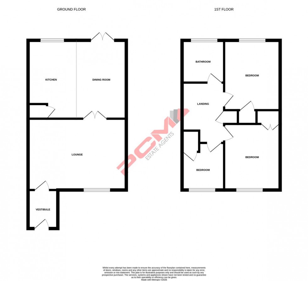 Floorplan for Thanet Way, Hastings