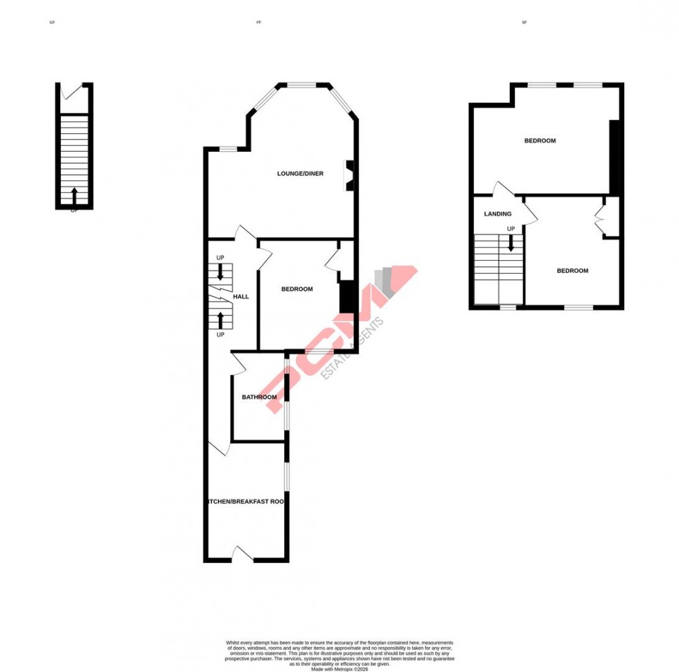 Floorplan for St. Peters Road, St. Leonards-On-Sea