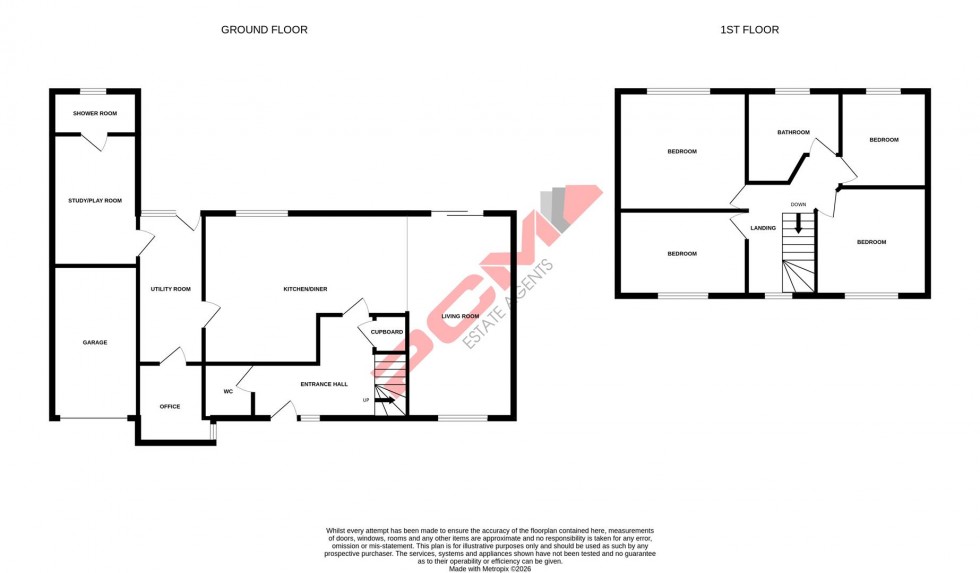 Floorplan for Fern Road, St. Leonards-On-Sea