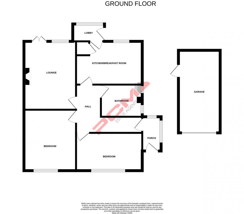 Floorplan for Ghyllside Avenue, Hastings