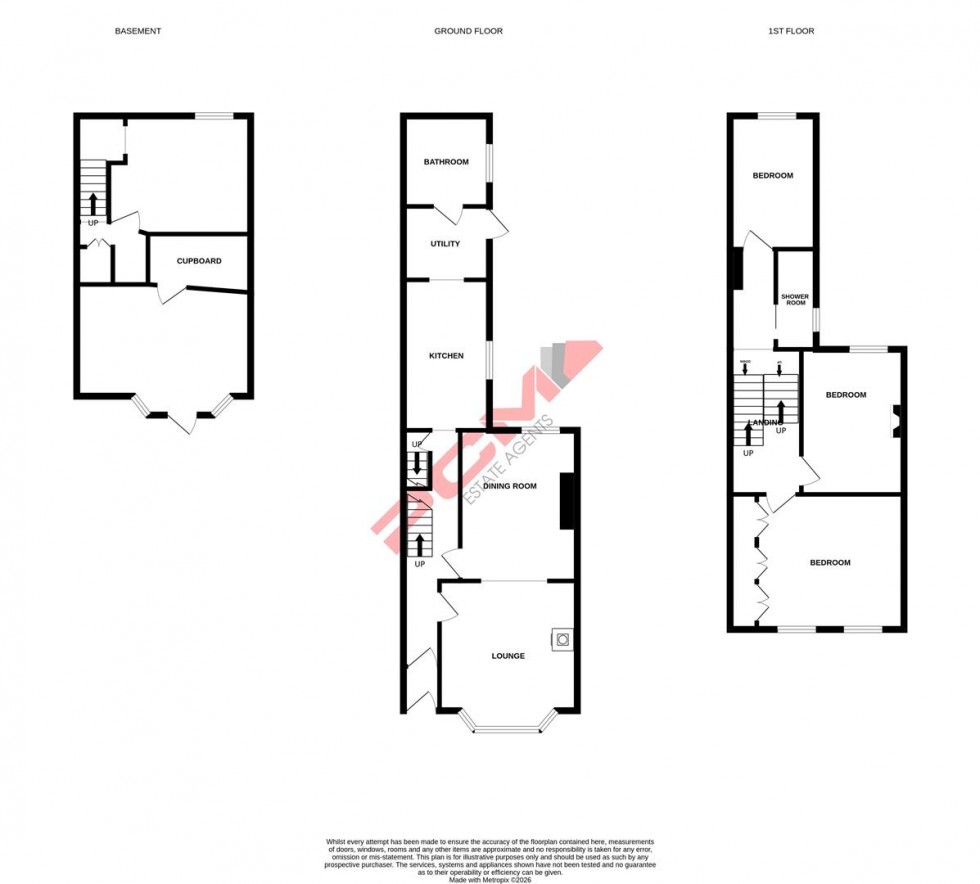 Floorplan for St. James Road, Hastings