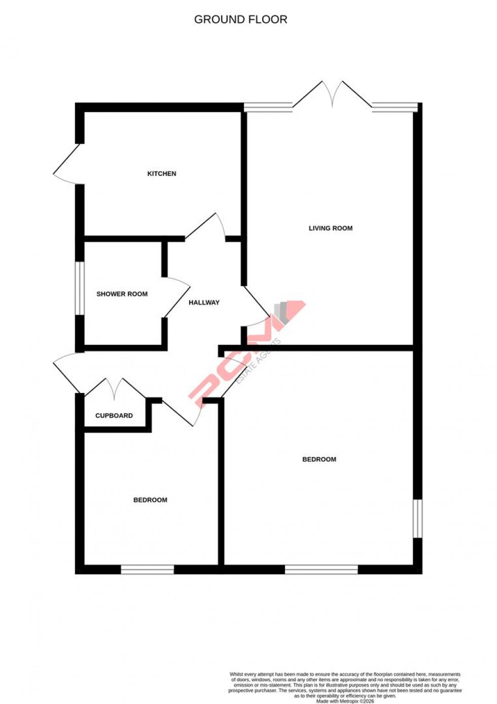 Floorplan for Mount Road, Hastings