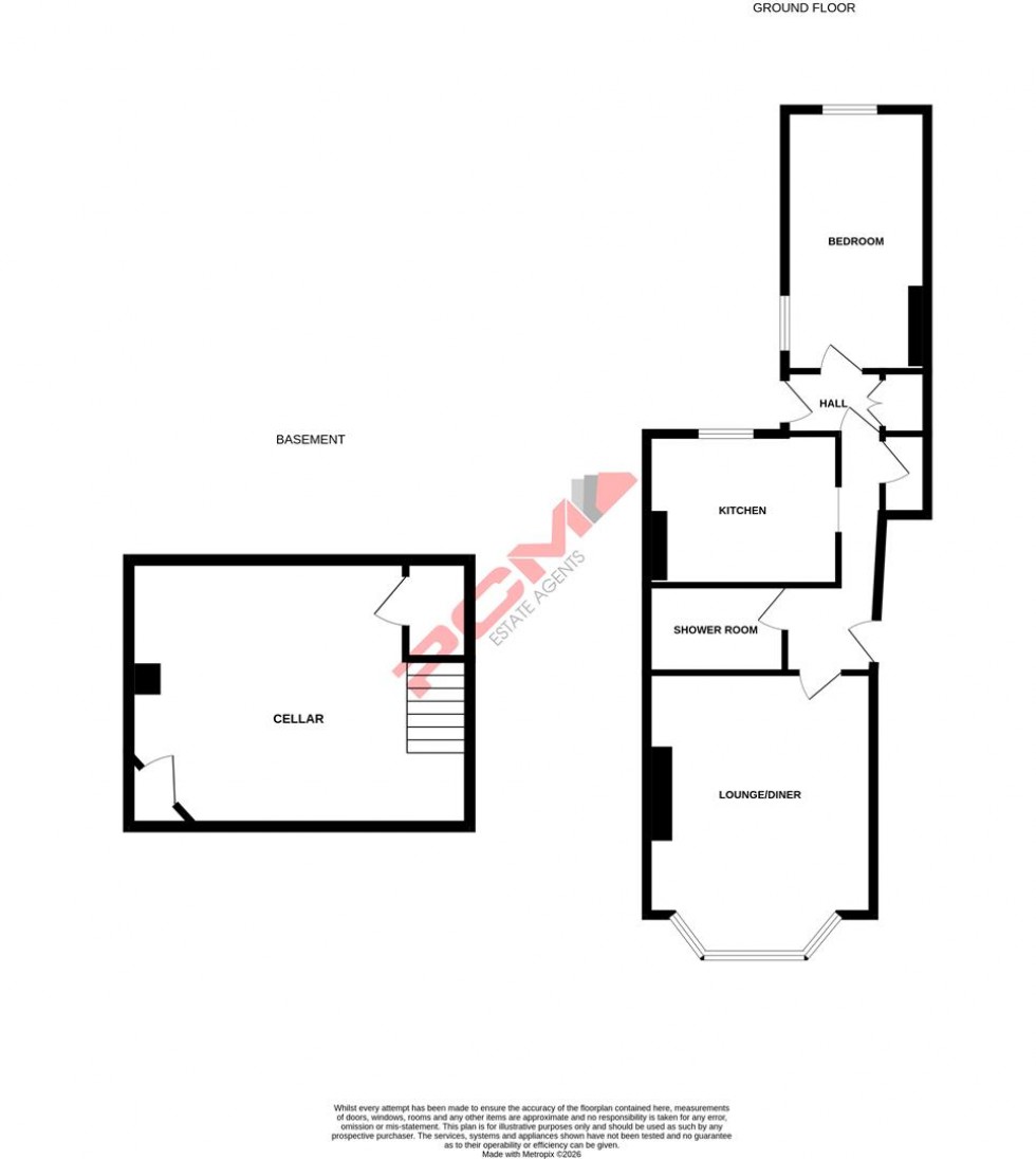 Floorplan for Mount Pleasant Road, Hastings
