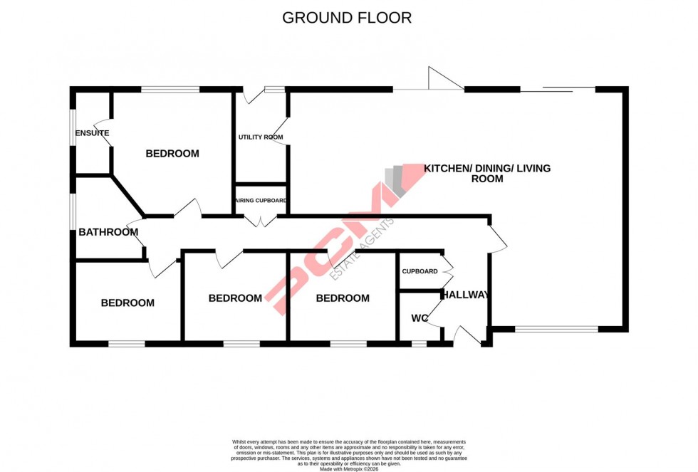 Floorplan for Beauharrow Road, St. Leonards-On-Sea