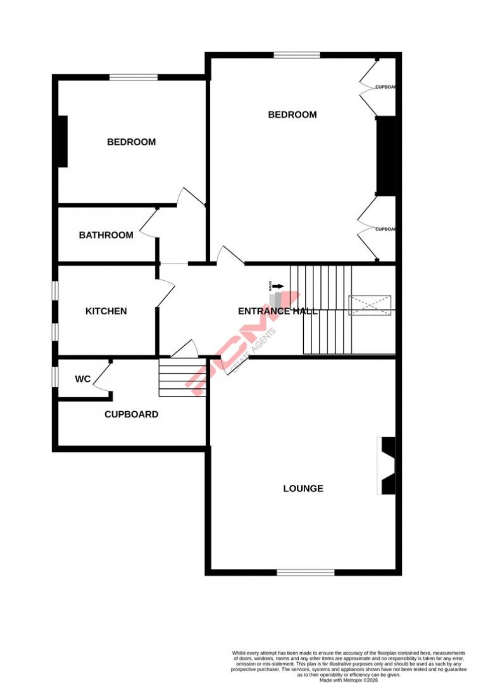 Floorplan for Upper Maze Hill, St Leonards-On-Sea