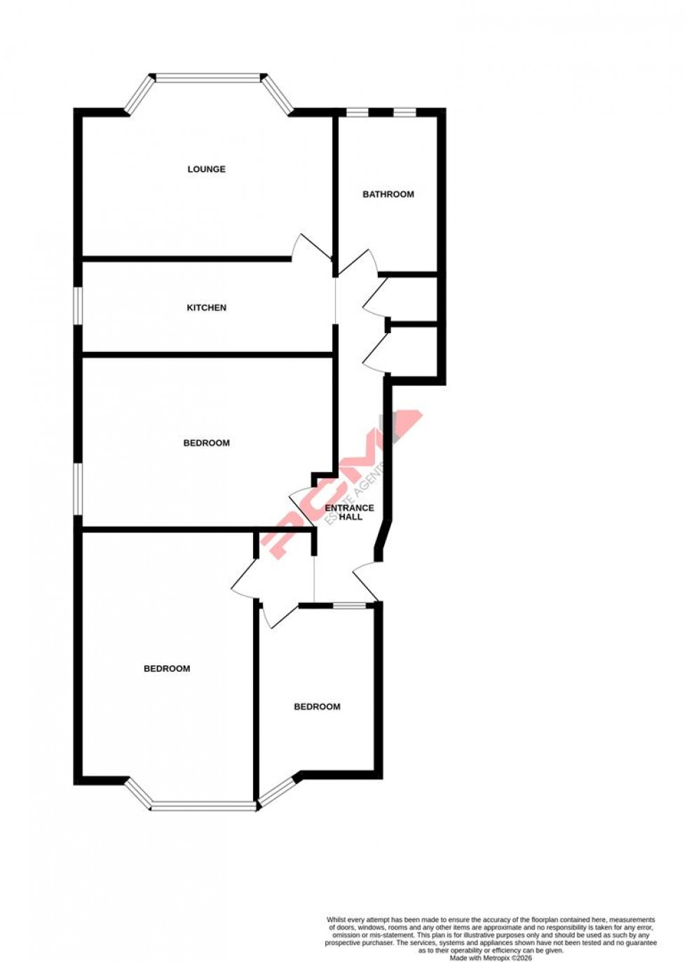 Floorplan for Holmesdale Gardens, Hastings
