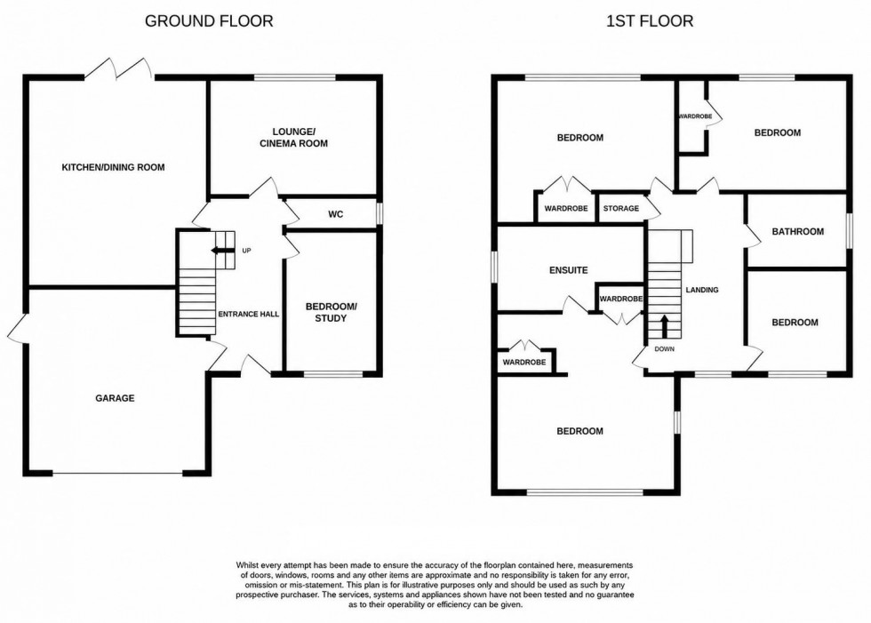 Floorplan for Rushmere Rise, St. Leonards-On-Sea