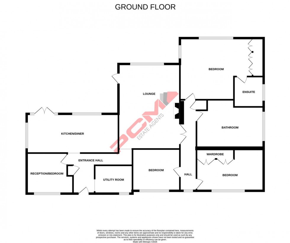 Floorplan for Cliff End Lane, Pett Level, Hastings