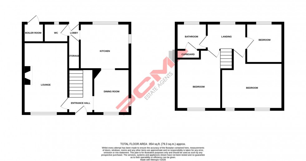 Floorplan for Bristol Road, St. Leonards-On-Sea