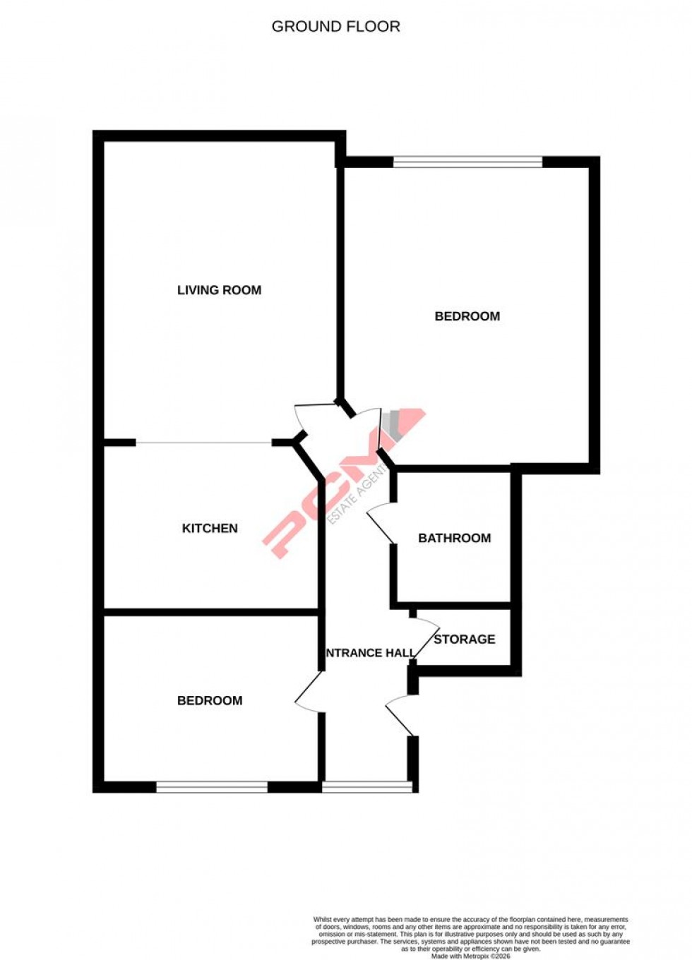 Floorplan for Cooden Ledge, St. Leonards-On-Sea