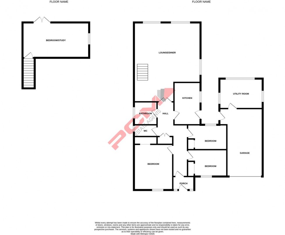 Floorplan for Pine Avenue, Hastings