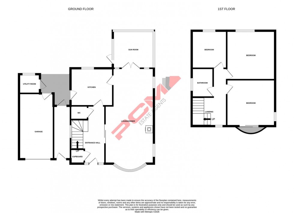 Floorplan for Hollinghurst Road, St. Leonards-On-Sea