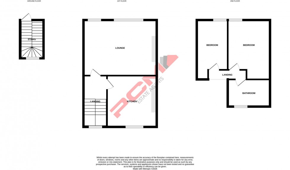 Floorplan for Magdalen Road, St. Leonards-On-Sea