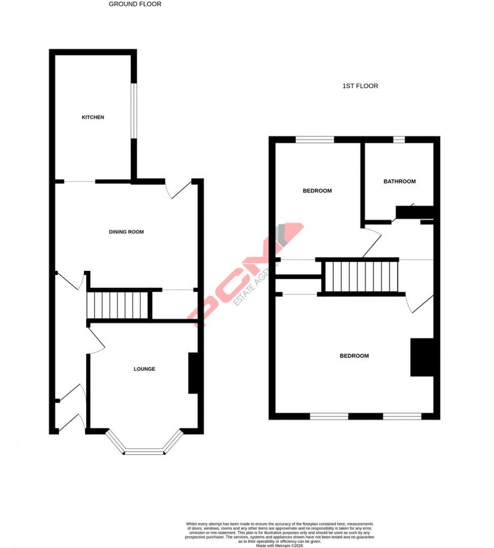 Floorplan for Athelstan Road, Hastings