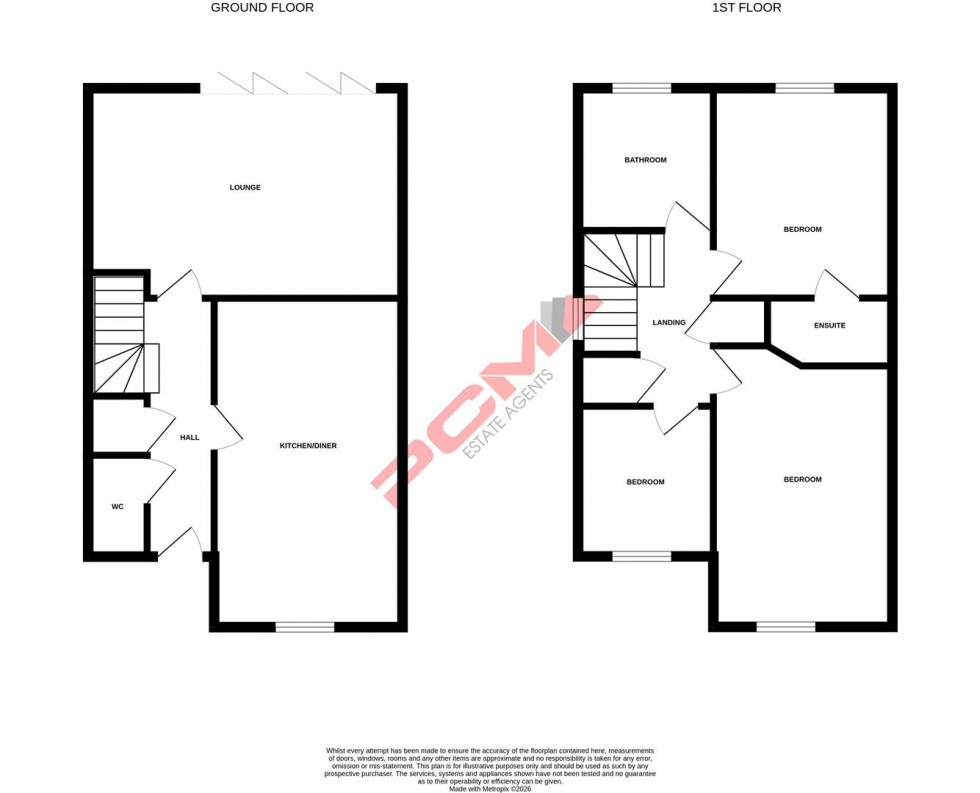 Floorplan for Upper Glen Road, St. Leonards-On-Sea
