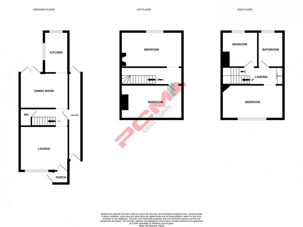 Floorplan for St. Georges Road, Hastings
