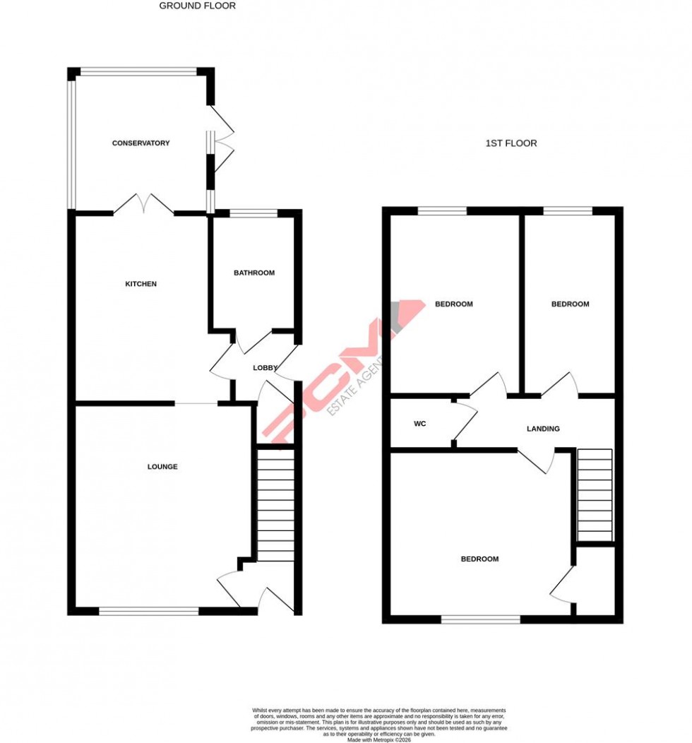 Floorplan for Valleyside Road, Hastings