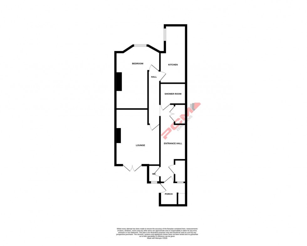 Floorplan for Magdalen Road, St. Leonards-On-Sea