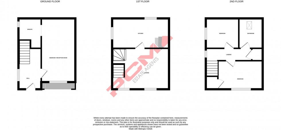 Floorplan for West Hill Road, St. Leonards-On-Sea