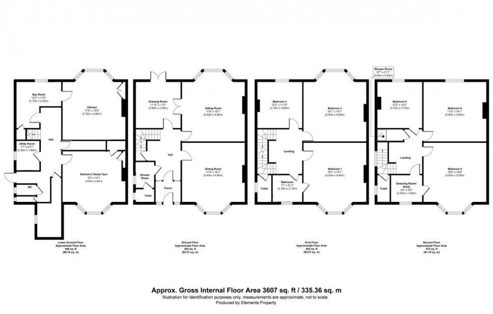 Floorplan for Dane Road, St. Leonards-On-Sea